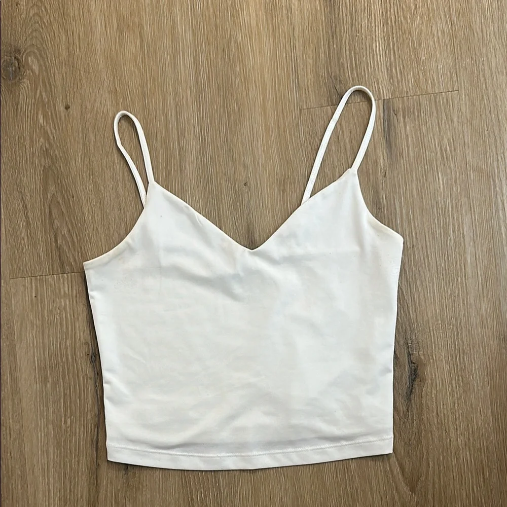 Dynamite White Sleeveless Crop Camisole - Picture 1 of 4